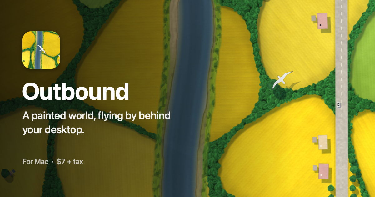 I made a live wallpaper that flies over real places on your Mac